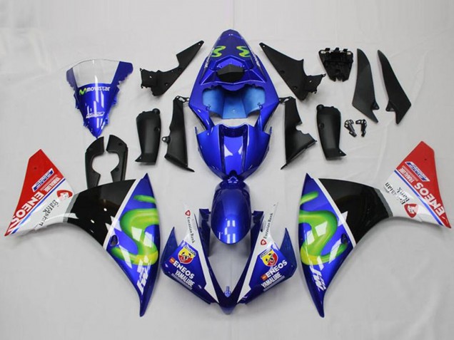 2012-2014 Blue White Red Glossy Black Green ENEOS Yamalube Yamaha YZF R1 Motorcycle Fairings Canada
