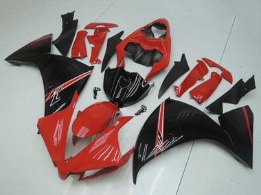 2012-2014 Red Glossy Black Yamaha YZF R1 Motorcycle Fairings Canada