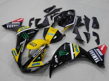 2012-2014 Yellow White Black Red Green Monster Yamaha YZF R1 Motorcycle Fairings Canada
