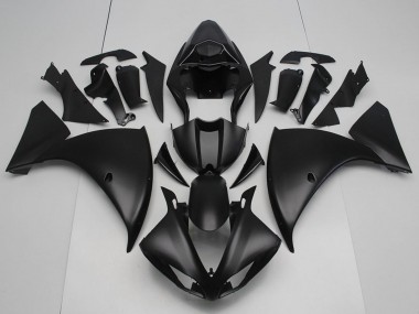 2012-2014 Matte Black Yamaha YZF R1 Motorcycle Fairings Canada