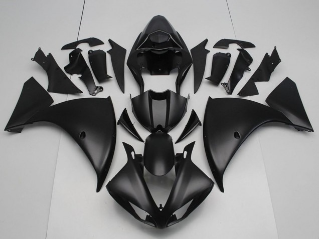 2012-2014 Matte Black Yamaha YZF R1 Motorcycle Fairings Canada