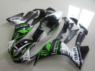 2012-2014 White Black Green Monster Yamaha YZF R1 Motorcycle Fairings Canada