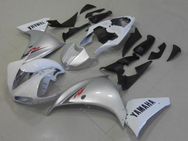2012-2014 White Silver Yamaha YZF R1 Motorcycle Fairings Canada