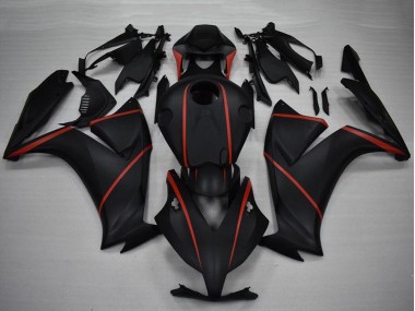 2012-2016 Matte Black Red Honda CBR1000RR Motorcycle Fairings Canada