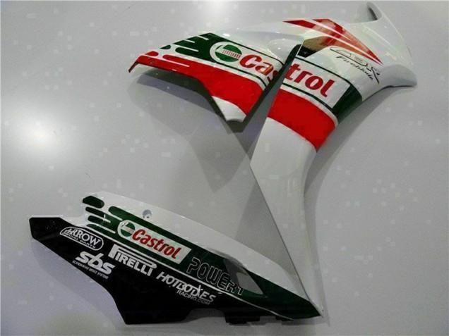 2012-2016 White Red Green Castrol Honda CBR1000RR Motorcycle Fairing Canada