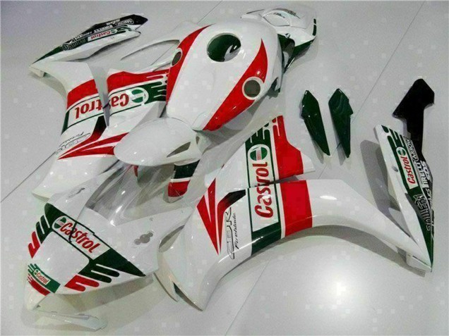 2012-2016 White Red Green Castrol Honda CBR1000RR Motorcycle Fairing Canada