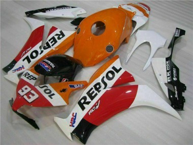 2012-2016 White Orange Red Glossy Black HRC Repsol 93 Honda CBR1000RR Motorcycle Fairing Canada