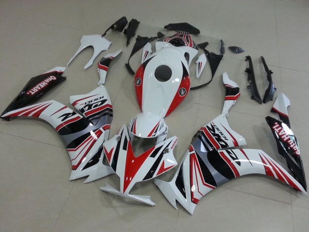 2012-2016 White Red Silver Black One Heart Honda CBR1000RR Motorcycle Fairings Canada