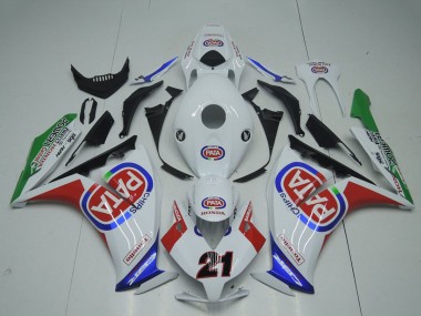 2012-2016 White Red Blue Green Pata 21 Honda CBR1000RR Motorcycle Fairings Canada