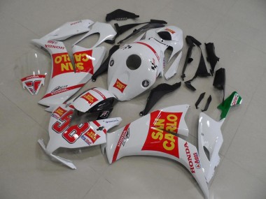 2012-2016 White Red Yellow San Carlo Honda CBR1000RR Motorcycle Fairing Canada