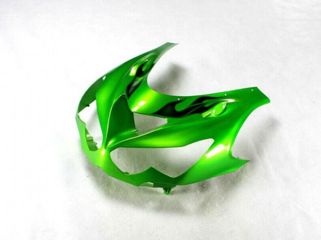 2012-2024 Green Glossy Black Kawasaki ZX14R ZZR1400 Motorcycle Fairing Canada
