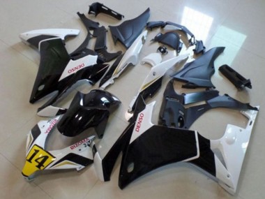 2013-2015 White Yellow Glossy Black DENSO Honda CBR500R Motorcycle Fairings Canada