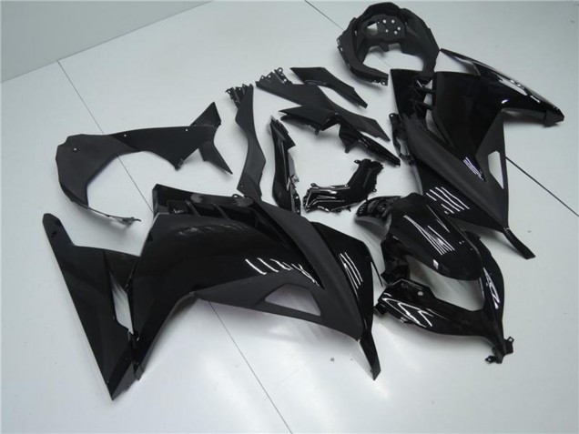 2013-2024 Glossy Black Matte Black Kawasaki Ninja 300 EX300R Motorcycle Fairings Canada