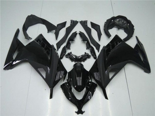 2013-2024 Glossy Black Matte Black Kawasaki Ninja 300 EX300R Motorcycle Fairings Canada