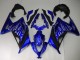 2013-2024 Blue Black White Flame Kawasaki Ninja 300 EX300R Motorcycle Fairings Canada