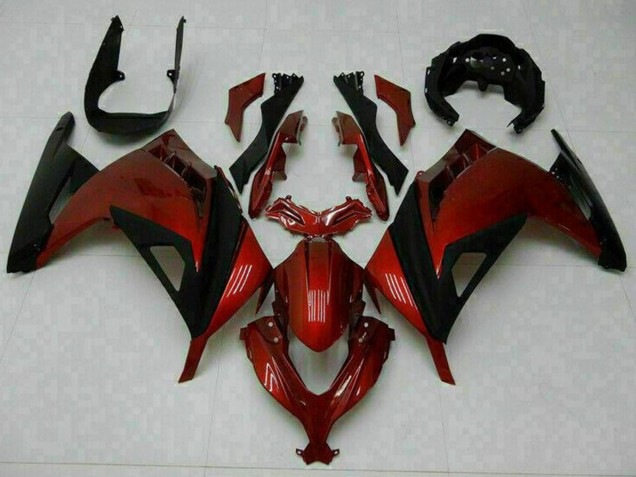 2013-2017 Red Black Kawasaki Ninja 300 EX300R Motorcycle Fairings Canada