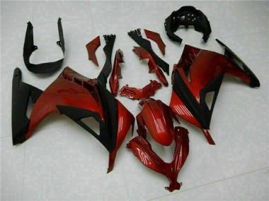 2013-2024 Red Black Kawasaki Ninja 300 EX300R Motorcycle Fairings Canada