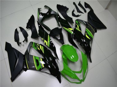 2013-2018 Green Yellow Glossy Black Matte Black Kawasaki ZX6R Motorcycle Fairings Canada