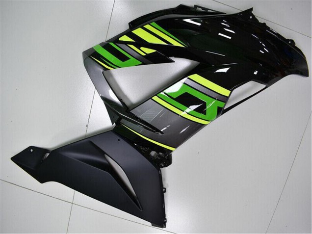 2013-2018 Green Yellow Glossy Black Matte Black Kawasaki ZX6R Motorcycle Fairings Canada