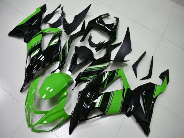 2013-2018 Green Glossy Black Kawasaki ZX6R Bike Fairings Canada