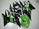 2013-2018 Green Glossy Black Kawasaki ZX6R Bike Fairings Canada