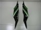 2013-2018 Green Glossy Black Kawasaki ZX6R Bike Fairings Canada