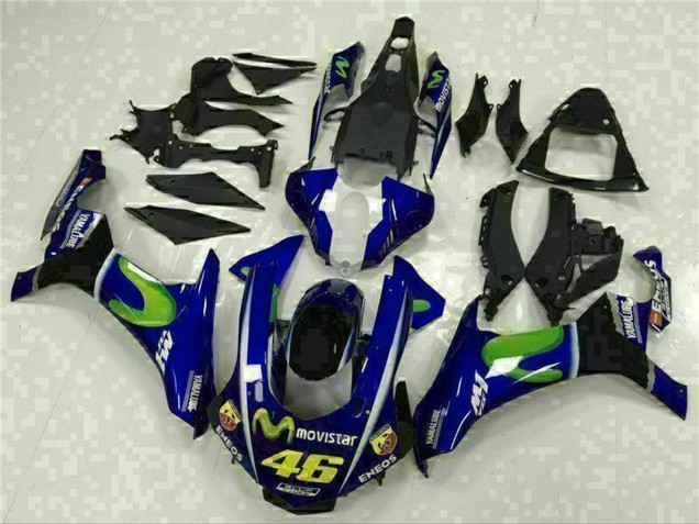 2015-2019 Blue Silver Black Green MoviStar Yamaha YZF R1 Motorcycle Fairings Canada