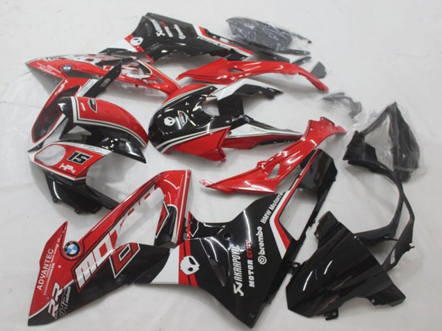 2015-2016 White Red Glossy Black BMW S1000RR Motorcycle Fairing Canada