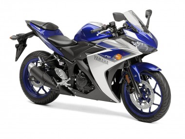 2015-2018 Silver Blue Black Yamaha YZF R3 Motorcycle Fairings Canada