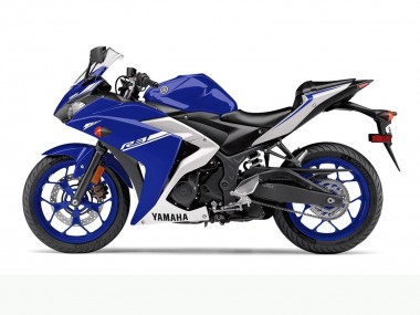 2015-2018 Blue White Yamaha YZF R3 Motorcycle Fairings Canada