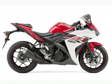 2015-2018 White Red Black Yamaha YZF R3 Motorcycle Fairing Canada