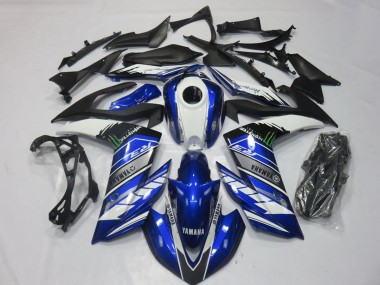 2015-2018 Blue White Black Green Monster Yamaha YZF R3 Motorcycle Fairings Canada