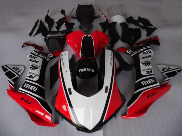 2015-2019 White Red Black Motul YSP Yamaha YZF R1 Motorcycle Fairings Canada