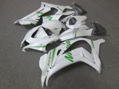 2016-2020 Pearl White Green Kawasaki ZX10R Motorcycle Fairing Canada