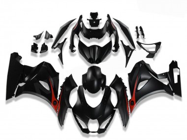 2017-2024 Black Red Suzuki GSXR 1000 Motorcycle Fairings Canada