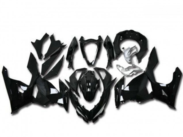 2018-2024 Glossy Black Kawasaki EX400 Motorcycle Fairings Canada