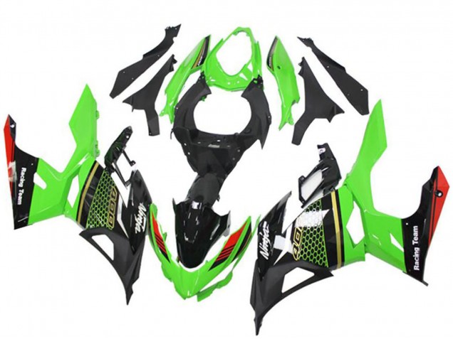 2018-2024 Green Red Black Honeycomb Kawasaki EX400 Motorcycle Fairings Canada