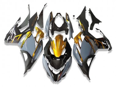 2018-2024 Gold Nardo Grey Black Kawasaki EX400 Motorcycle Fairings Canada