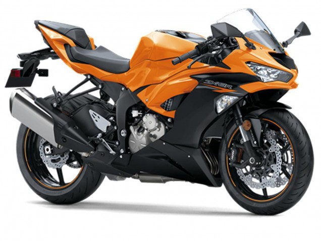 2019-2022 Orange Black Kawasaki ZX6R Motorcycle Fairings Canada