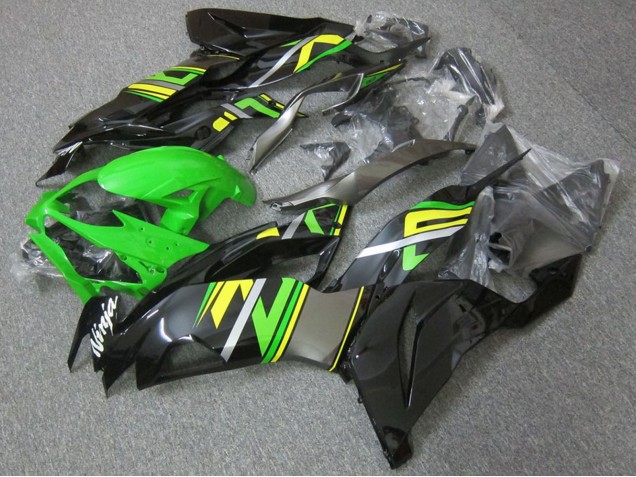 2019-2022 Green Black Yellow Kawasaki ZX6R Motorcycle Fairings Canada