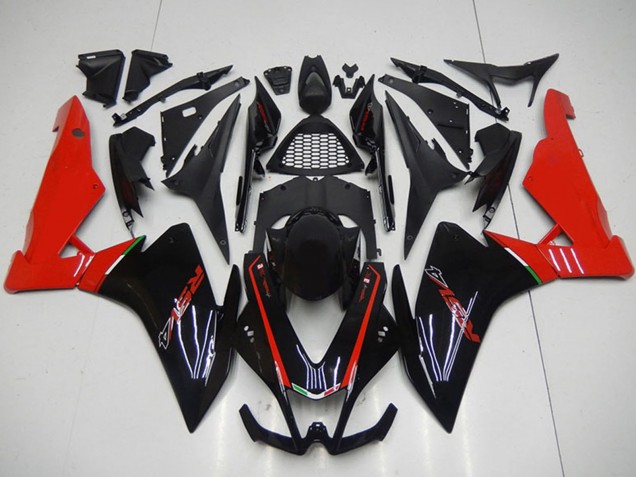 2009-2015 Black Red Aprilia RSV4 1000 Motorcycle Fairings Canada
