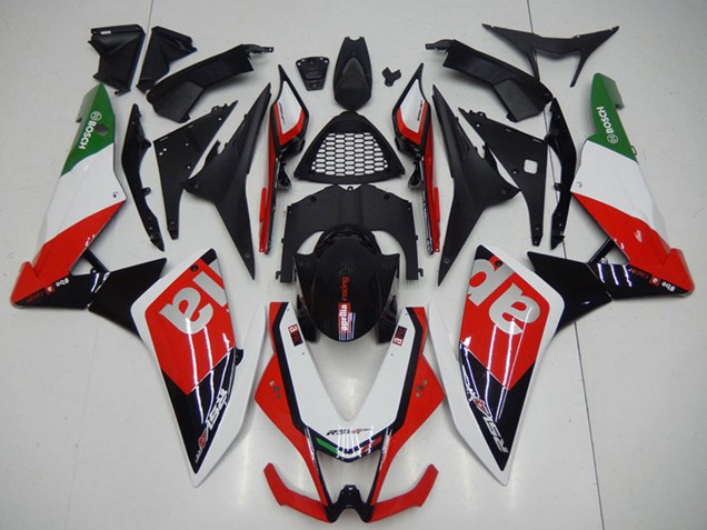 2009-2015 Black Red White Aprilia RSV4 1000 Motorcycle Fairings Canada