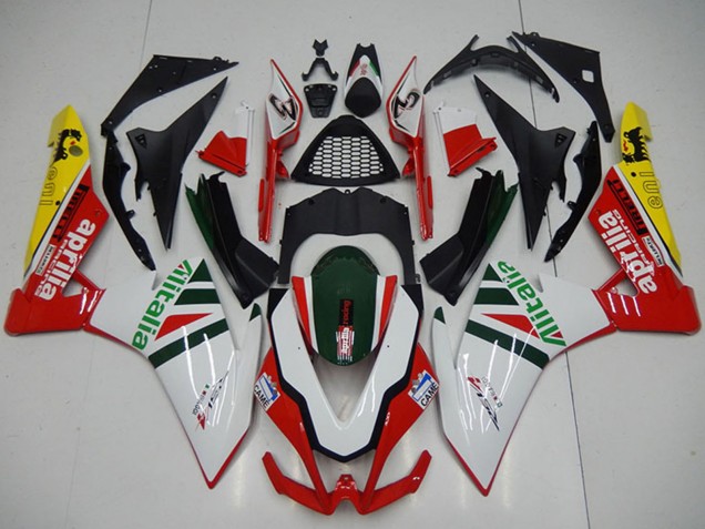 2009-2015 White Red Green Yellow Black Alitalia Aprilia RSV4 1000 Motorcycle Fairings Canada