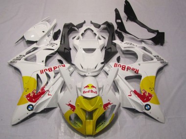 2009-2014 White Yellow Red Bull BMW S1000RR Motorcycle Fairings Canada
