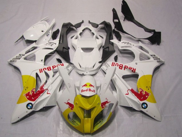 2009-2014 White Yellow Red Bull BMW S1000RR Motorcycle Fairings Canada