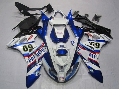 2009-2014 White Red Blue Black Sterilgarda 69 BMW S1000RR Motorcycle Fairings Canada