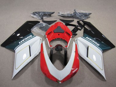 2007-2014 White Red Glossy Black Ducati 848 1098 1198 Motorcycle Fairing Kits Canada