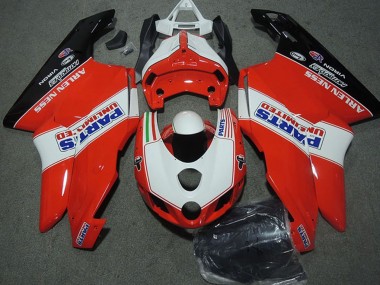 2003-2004 White Red Glossy Black Parts Unlimited Ducati 749 999 Motorcycle Fairings Canada