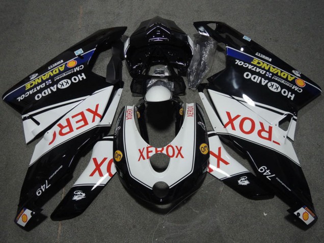 2005-2006 White Glossy Black Red Xerox Ducati 749 Motorcycle Fairings Canada