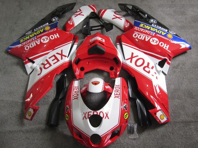 2005-2006 White Red Blue Glossy Black Xerox Ducati 749 Motorcycle Fairings Canada